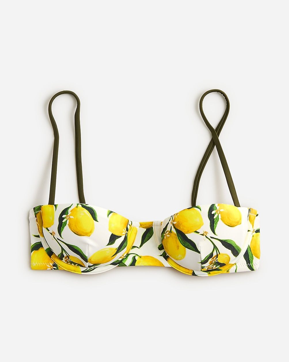 Balconette underwire bikini top in limoncello | J.Crew US