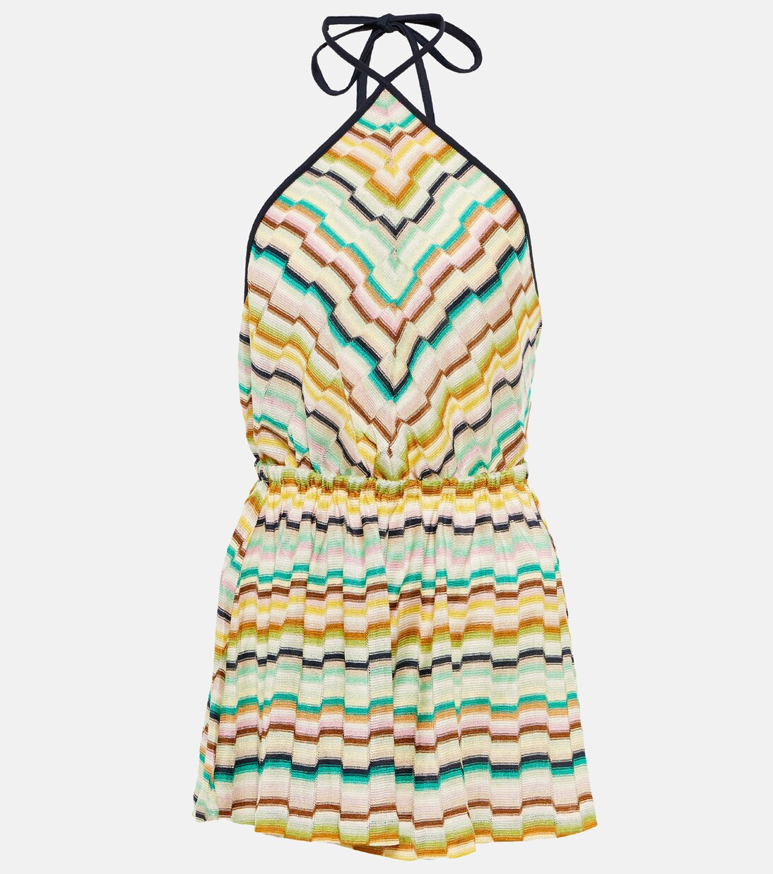 Zig-zag knit halterneck playsuit | Mytheresa (US/CA)