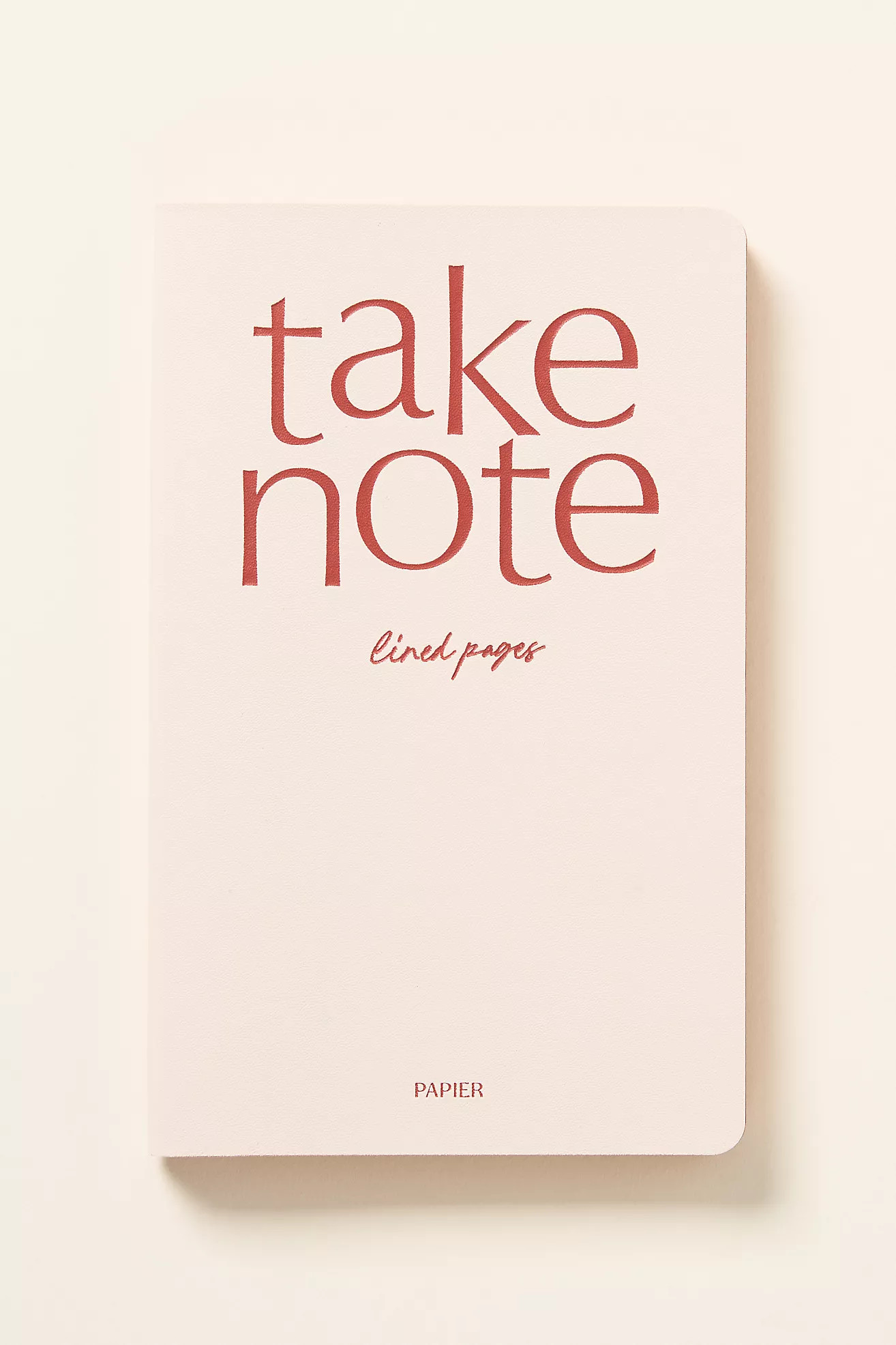 Papier Plans & Notes Faux-Leather Pocket Journal | Anthropologie (UK)