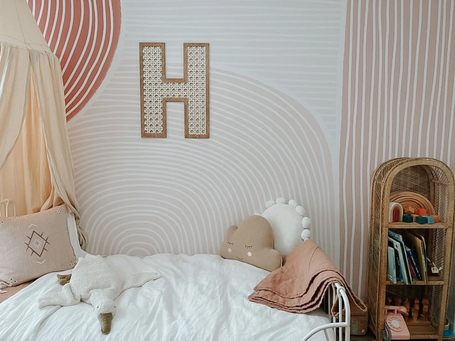 Cane Letters  Rattan Letters  Boho Name Sign  Boho Decor  | Etsy | Etsy (US)