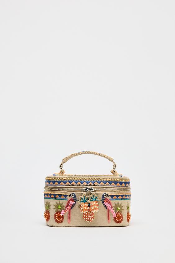 BEADED RIGID BAG | Zara US