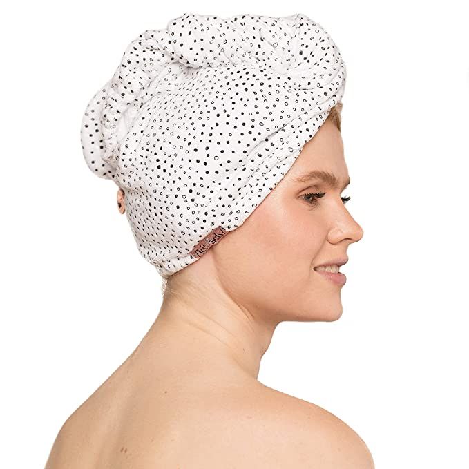 Amazon.com : Kitsch Microfiber Hair Towel Wrap for Women, Hair Turban for Drying Wet Hair, Easy T... | Amazon (US)