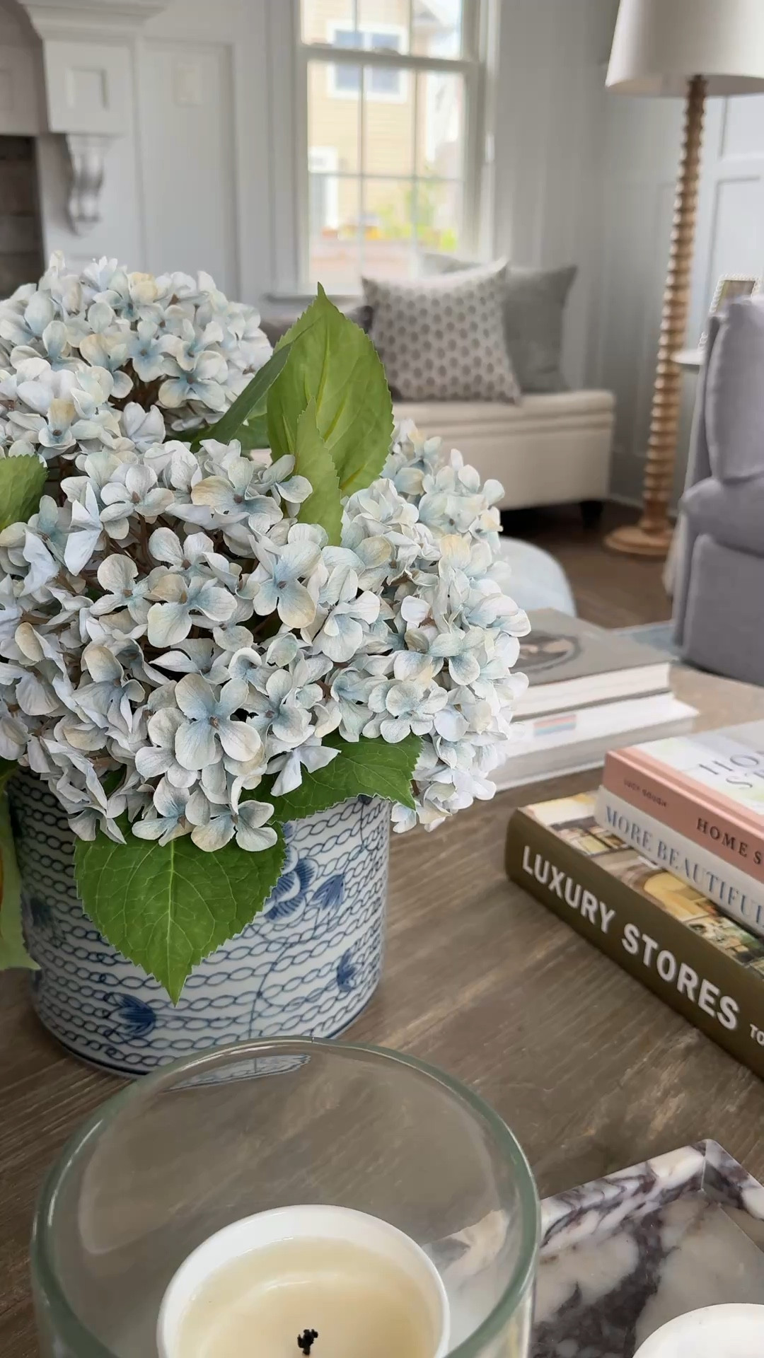 The prettiest and most realistic hydrangea I’ve found! Perfect for spring. I love the dusty blue but they come in a few other colors as well! 

#LTKHome #LTKdayinmylife #LTKSeasonal