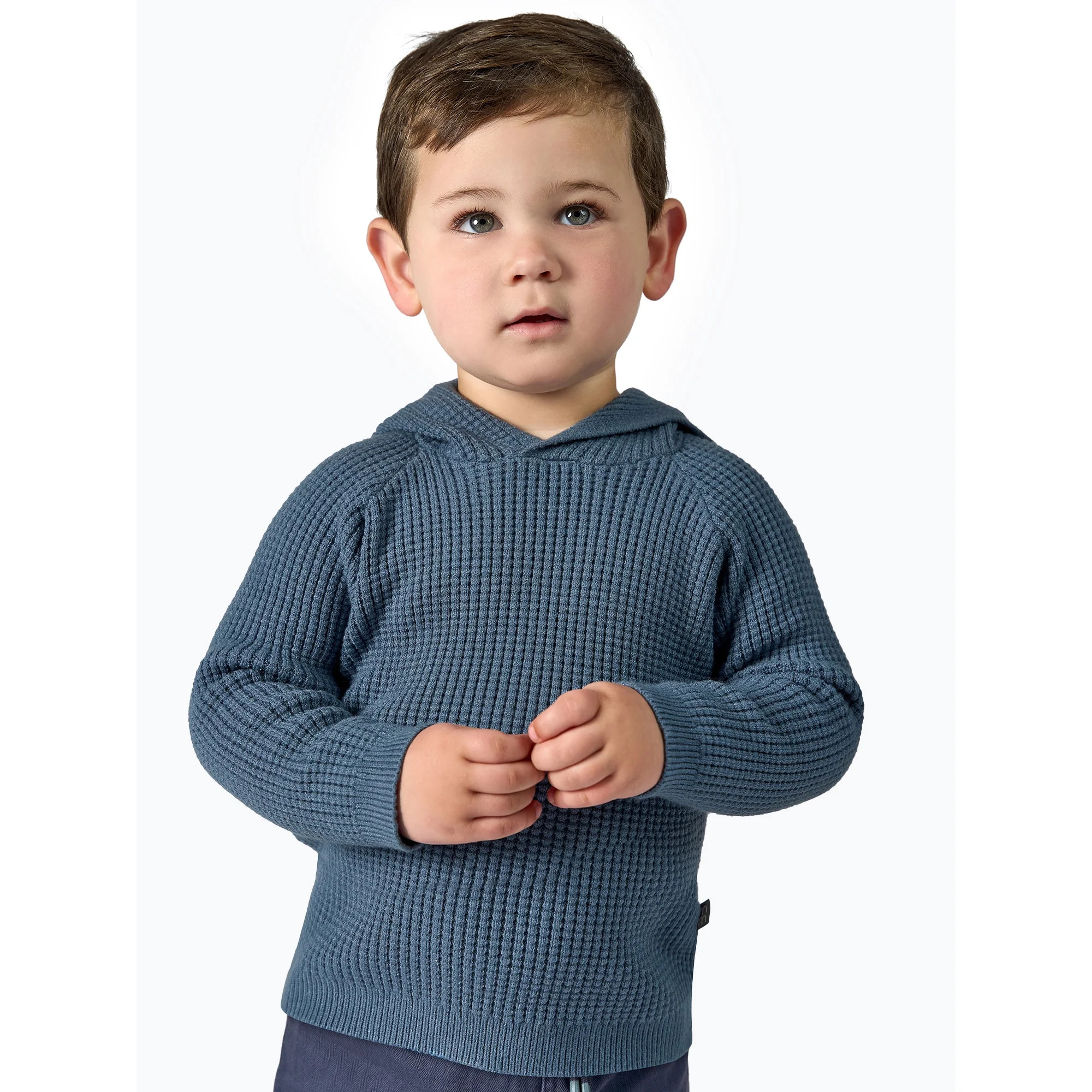Modern Moments by Gerber Toddler Boy Hooded Sweater Knit, Sizes 12M-5T - Walmart.com | Walmart (US)