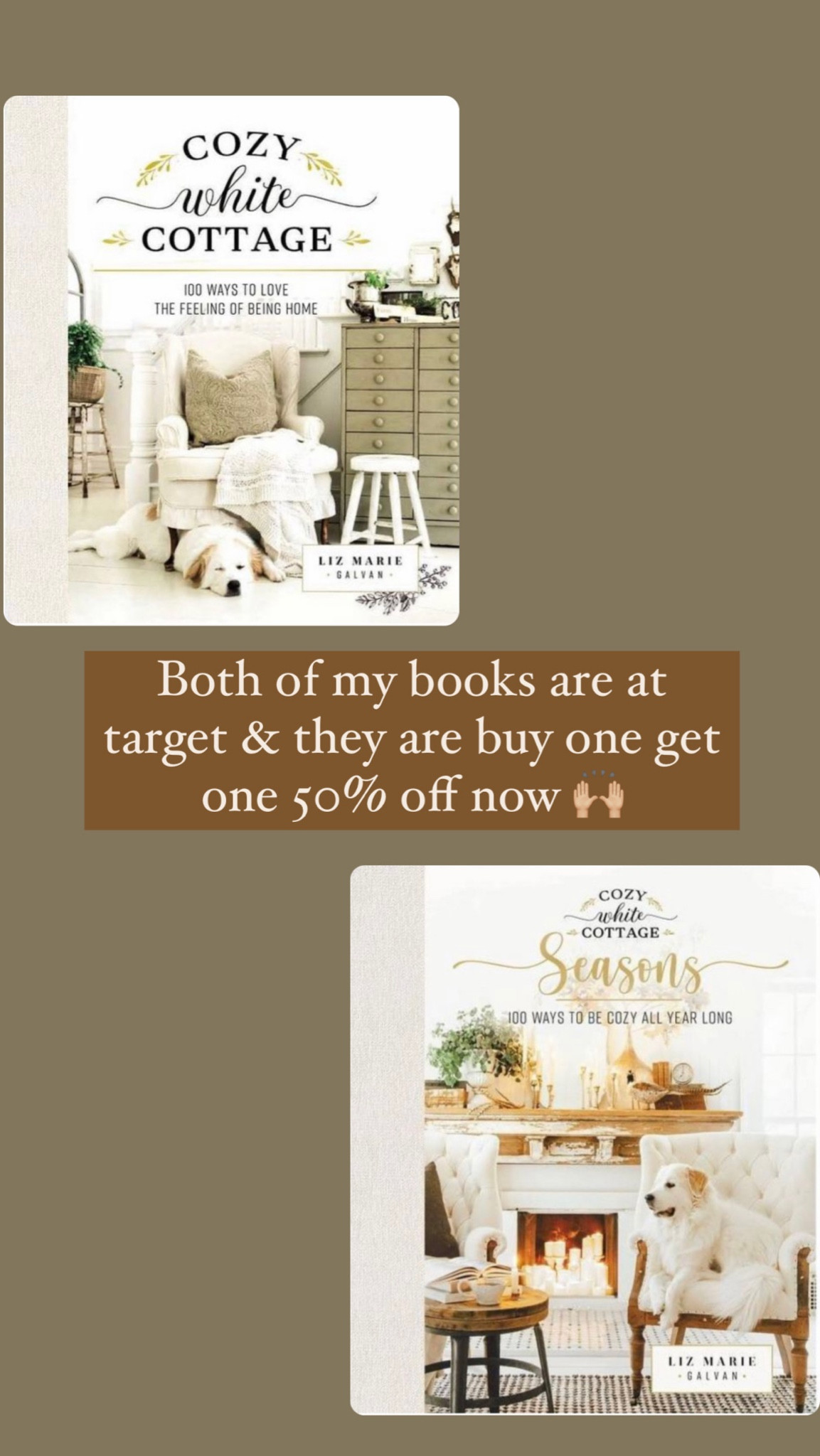 Both of my books are at target & on sale for buy one get one 50% on top of them already being on sale. 🙌🏼🍂🤍 Great Christmas gift idea for the home lover! 

#LTKsalealert #LTKhome #LTKSeasonal