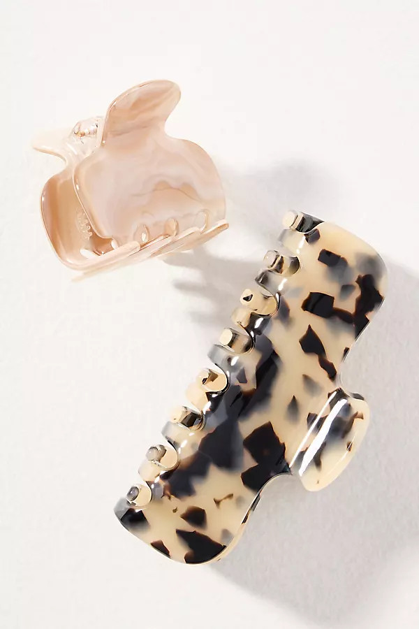 Tortoiseshell Hair Claws, Set of 2 | Anthropologie (US)