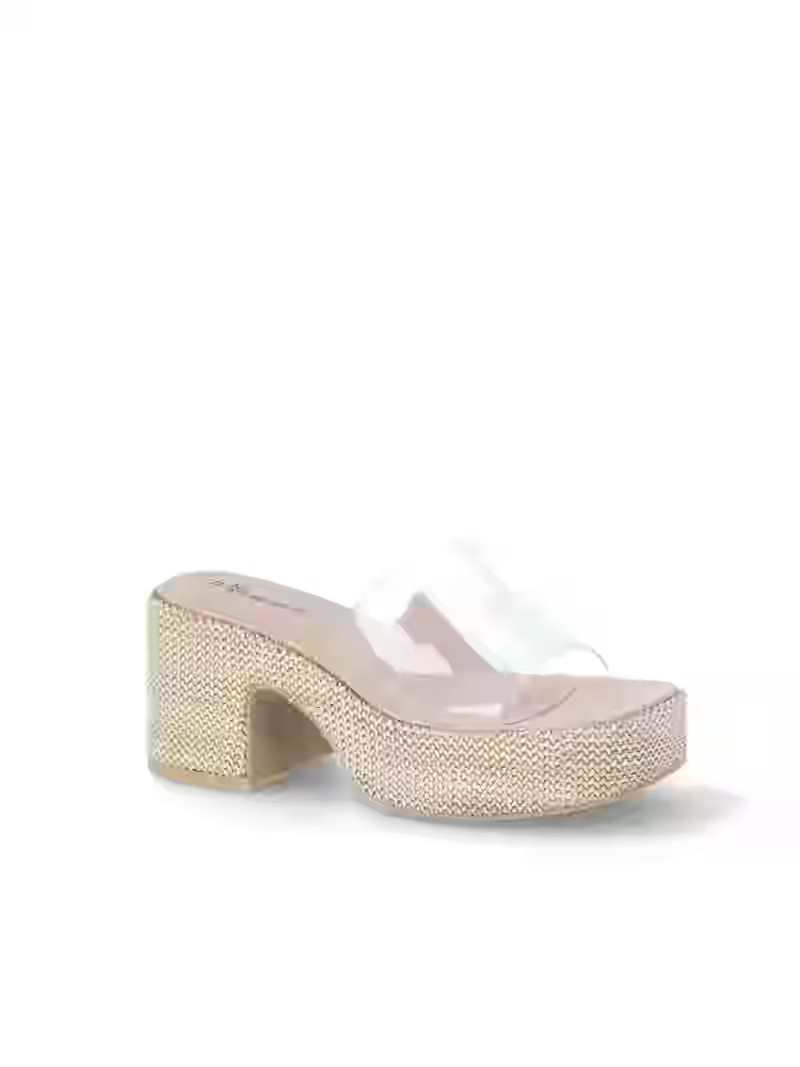 No Boundaries Women's Platform Mule Sandal | Walmart (US)