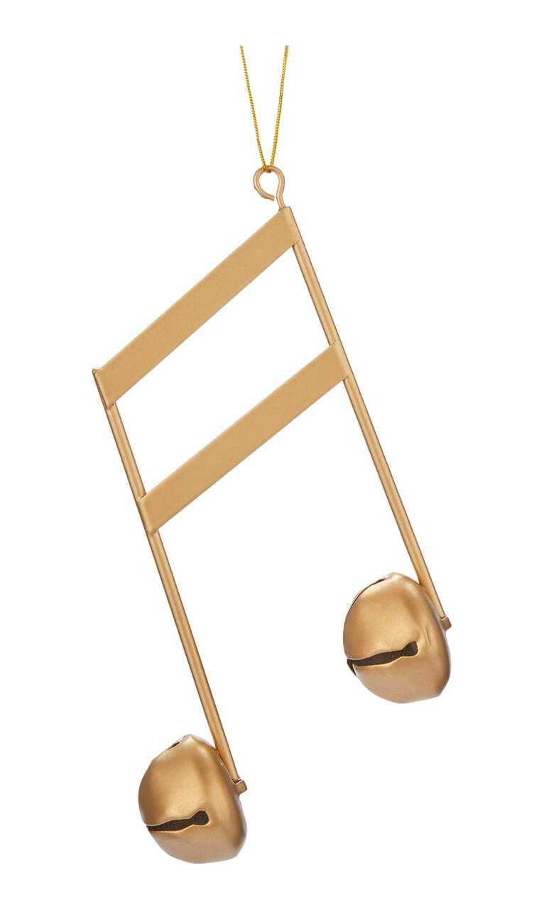 CANVAS Night Before Christmas Trend Collection Gold Music Note Christmas Ornament | Canadian Tire