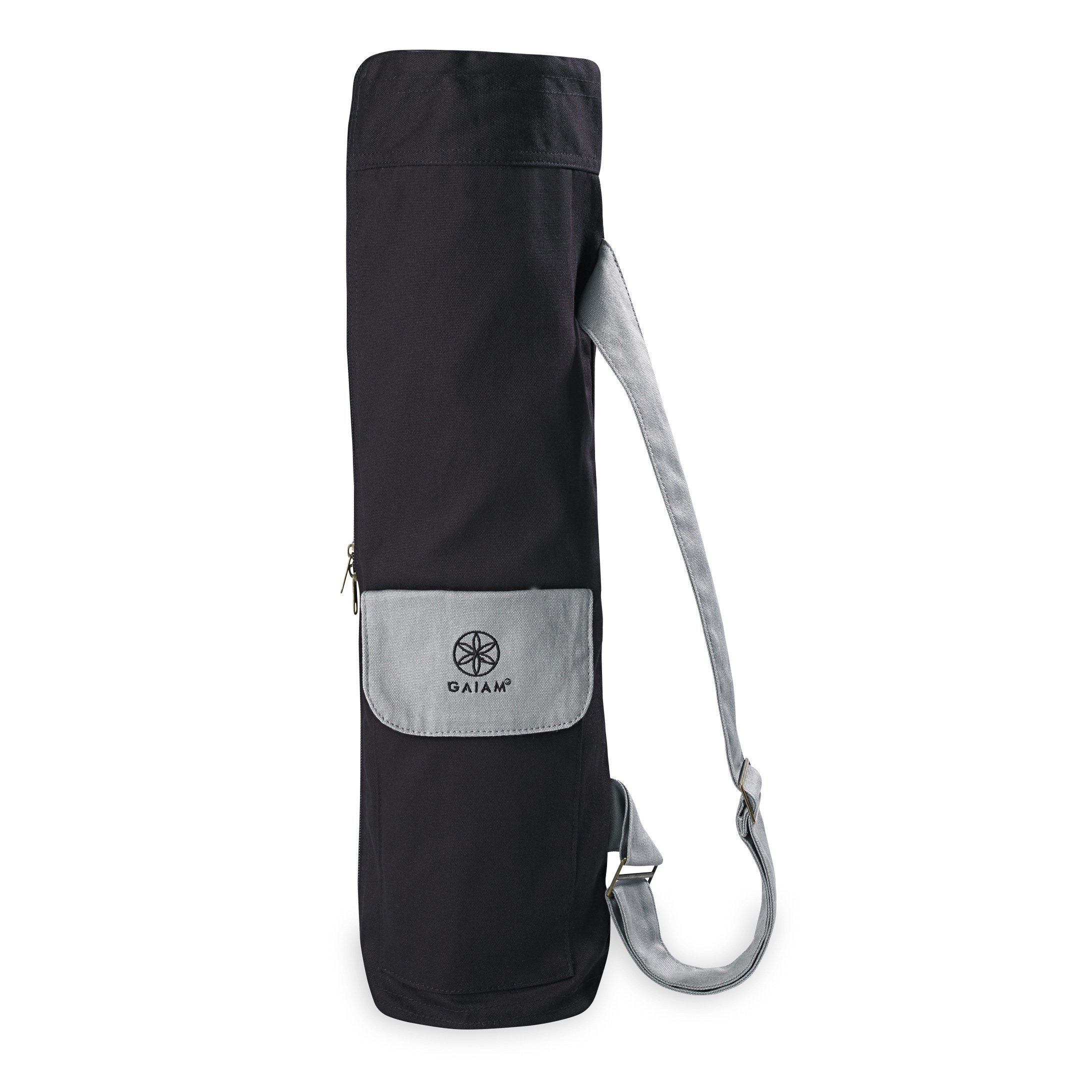 Gaiam Cargo Yoga Mat Bag, Full-Zipper Yoga Mat Carrier with Adjustable Strap, Front & Exterior Ph... | Amazon (US)