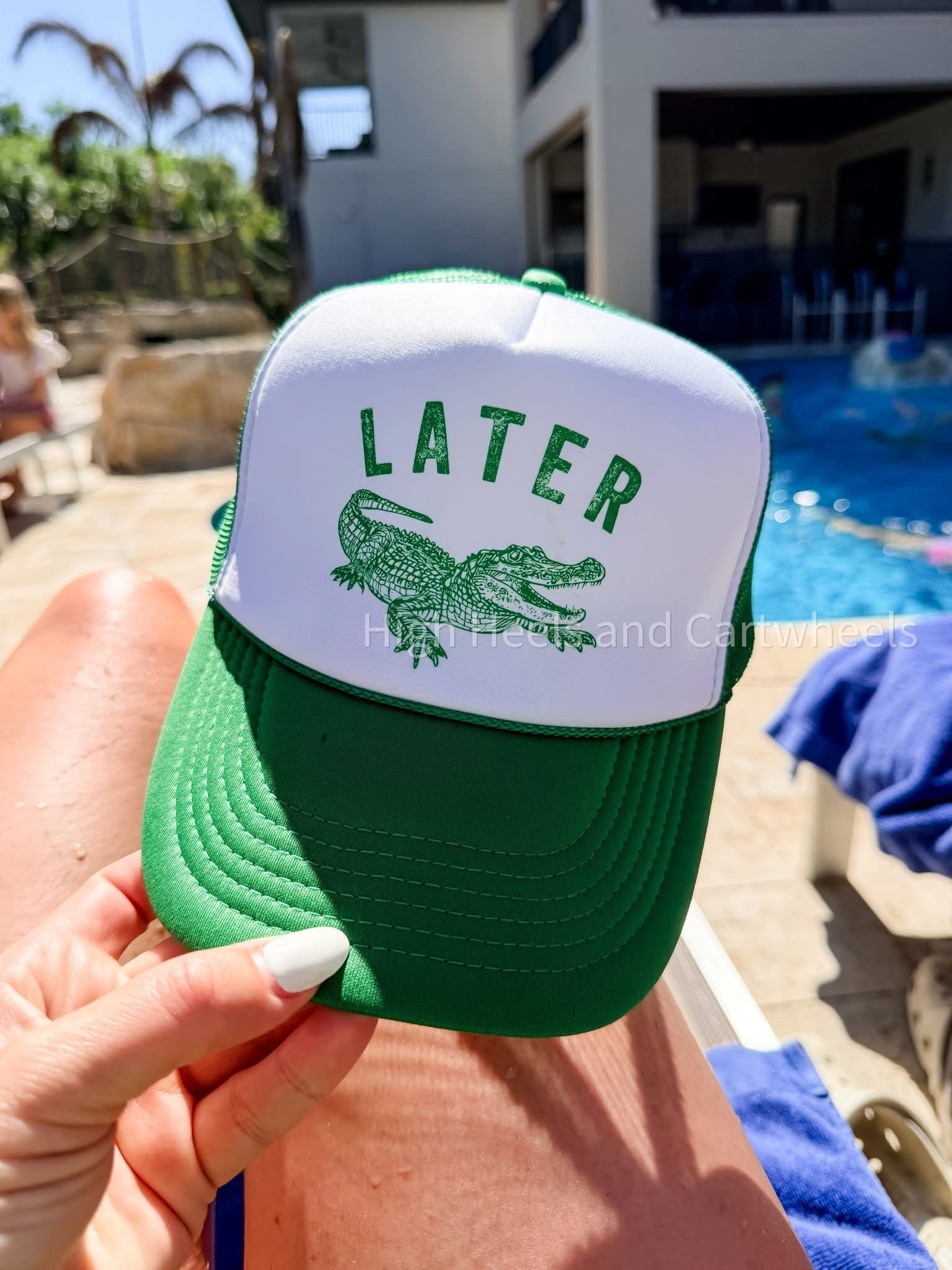Was asked about my hat so I wanted to share. I wore it on spring break to Florida. Love the colors but it does come in other colors also!