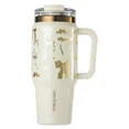 Thyme & Table 32oz Tumbler with Handle, Dual Straw Lid, Stainless Steel Double Wall Insulated, Cr... | Walmart (US)
