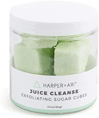 Harper + Ari Sugar Scrub Cubes (Juice Cleanse, 10 Cubes/5.3oz), Exfoliating Body Scrub in Single ... | Amazon (US)