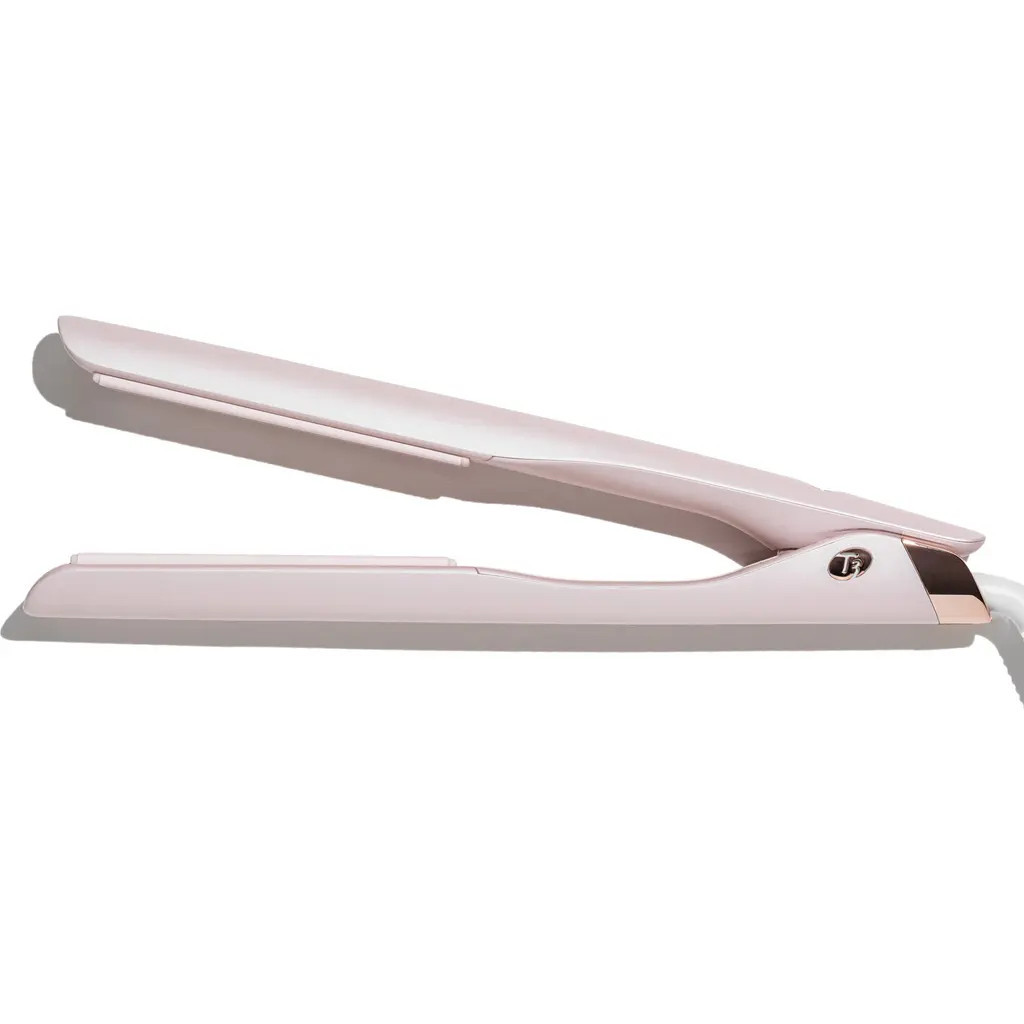 T3 SinglePass Smooth X 1-Inch Ceramic Straightening & Styling Iron in Satin Blush at Nordstrom | Nordstrom