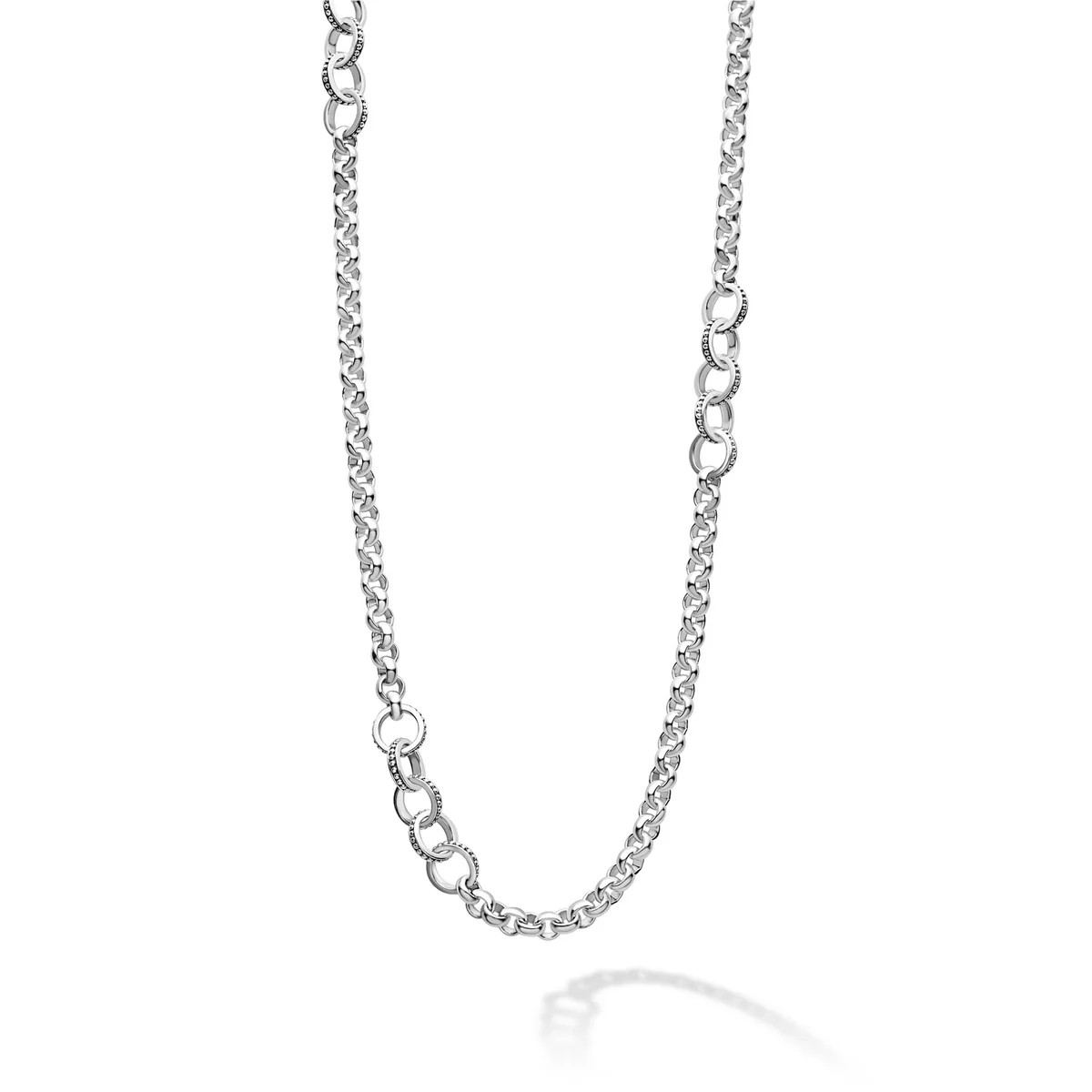 Caviar Circle Link Necklace | LAGOS