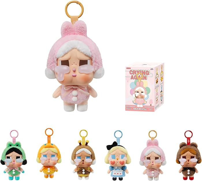 POP MART Crybaby Tears Factory Series - Vinyl Face Plush Blind Box, Random Design Action Figures ... | Amazon (US)