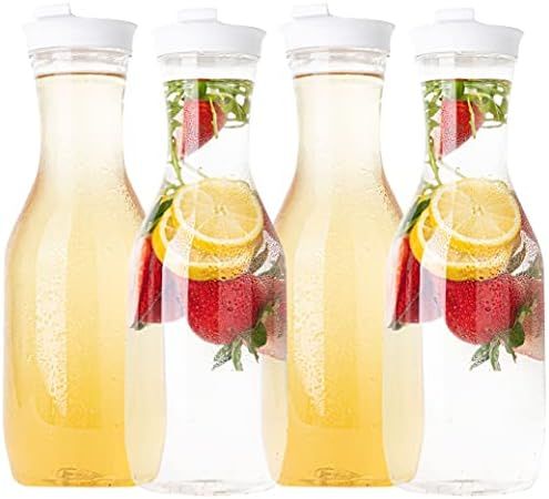  Beverage Containers with Lids for Restuarants, Party's, or Schools 50 ounce Pack of 4 | Amazon (US)