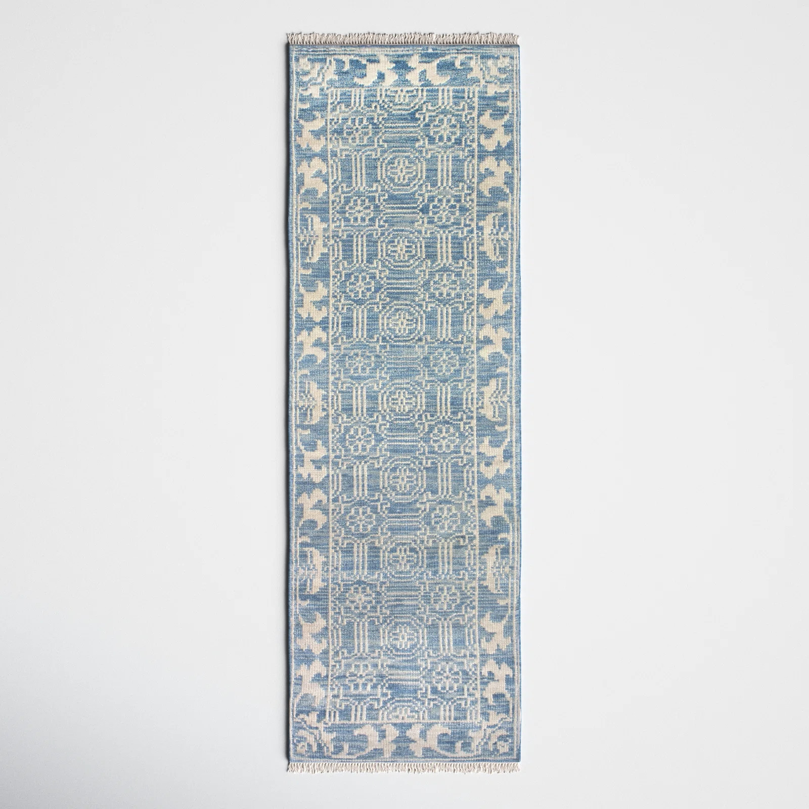 Addie Wool Denim/Cream Rug | Wayfair North America