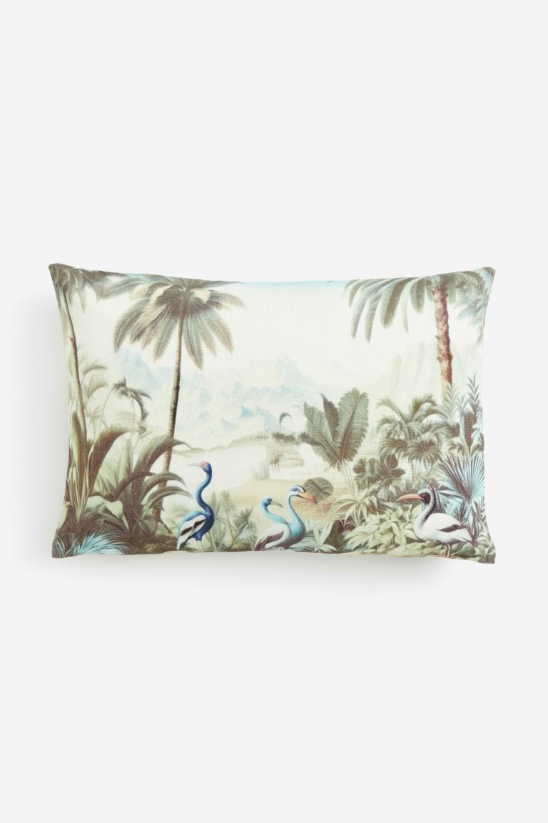 Patterned Cotton Cushion Cover | H&M (US + CA)