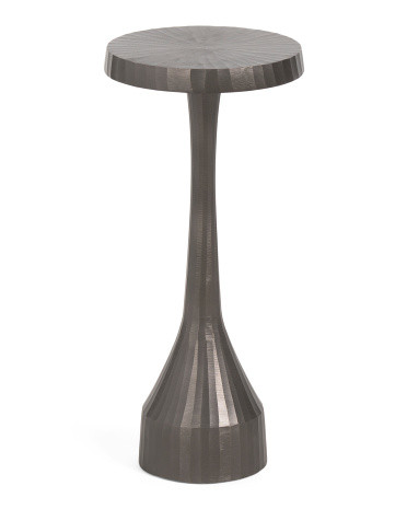 20.25x9 Cast Aluminum Accent Table | TJ Maxx
