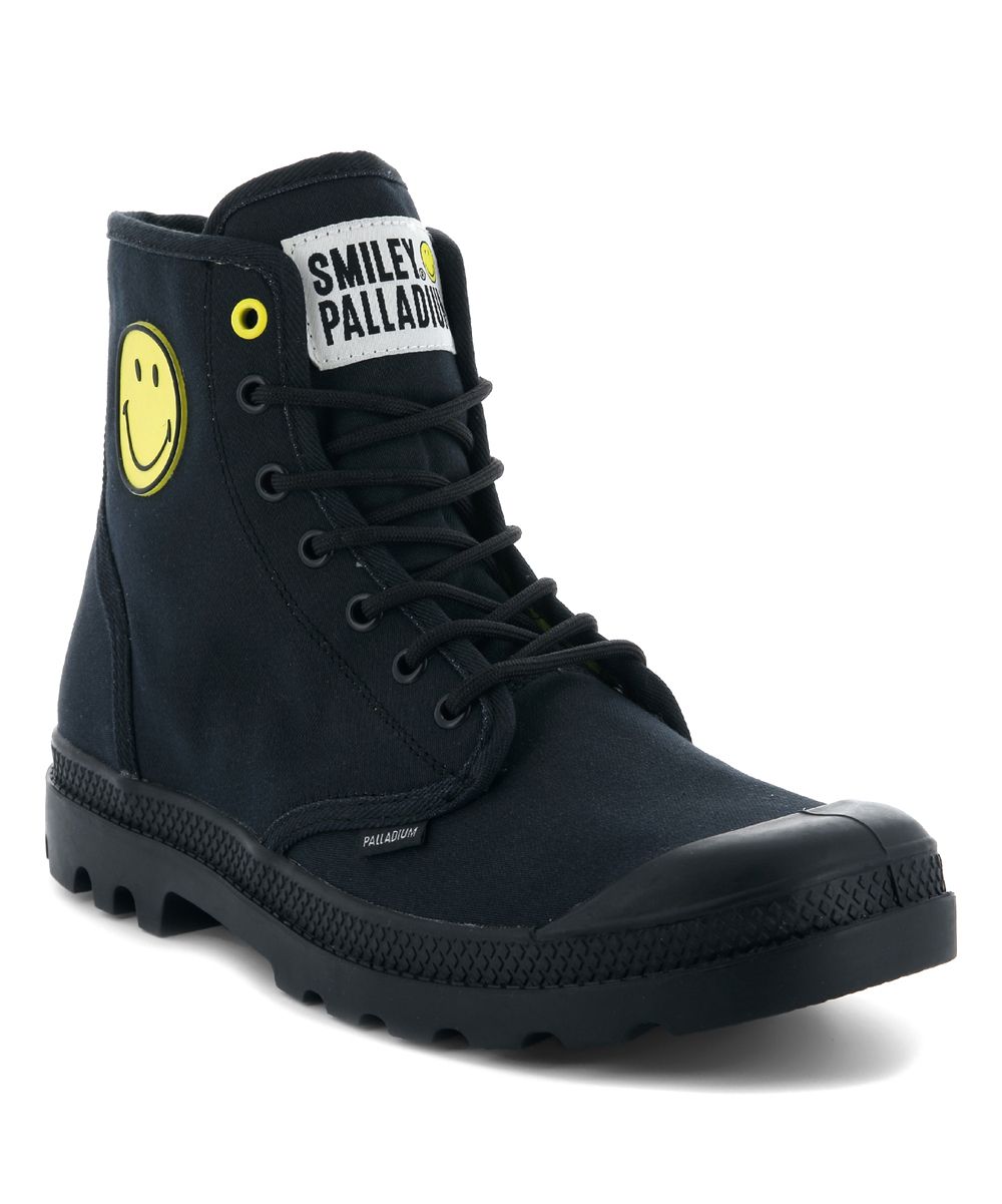 Palladium Casual boots ANTHRACITE - Anthracite Pampa Smiley Festbag Boot - Adult | Zulily