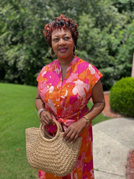 The perfect summer dress for work or play. I love the pink and orange combo. 

#LTKFind #LTKstyletip #LTKSeasonal