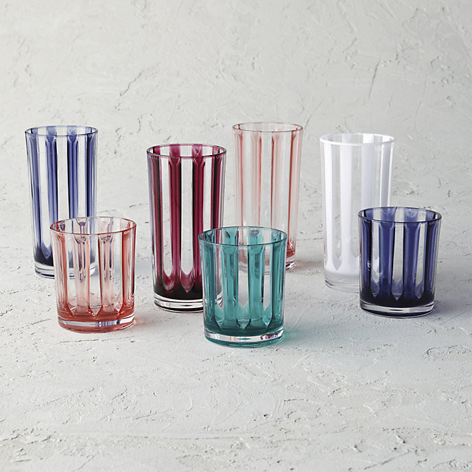 Riviera Striped Acrylic Drinkware | Frontgate
