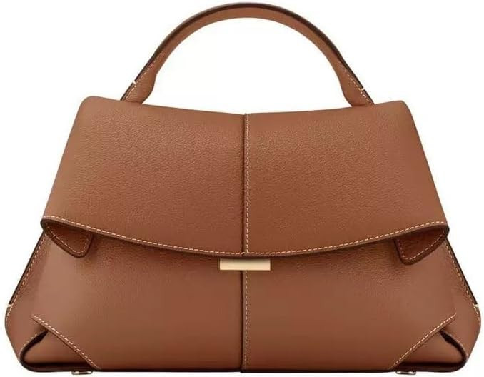 Top Handle Bag Handbags for Women，Large Faux Leather Crossbody Bags，Shoulder Bag Handbag Satc... | Amazon (US)