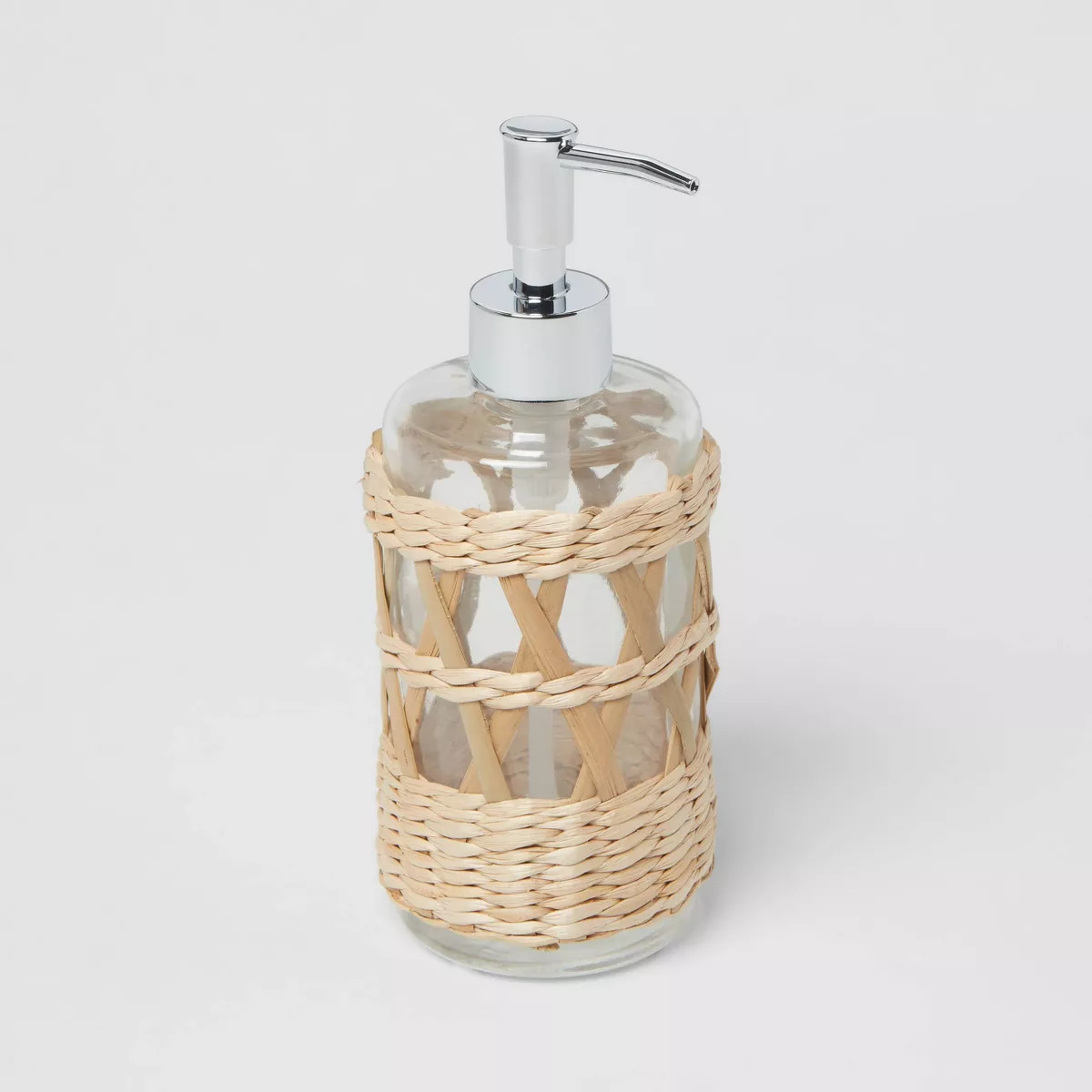 Woven and Glass Soap Pump Natural - Threshold™ | Target