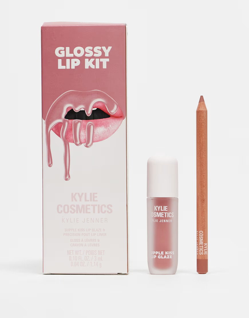 Kylie Cosmetics Glossy Lip Kit - Kylie-Pink | ASOS (Global)