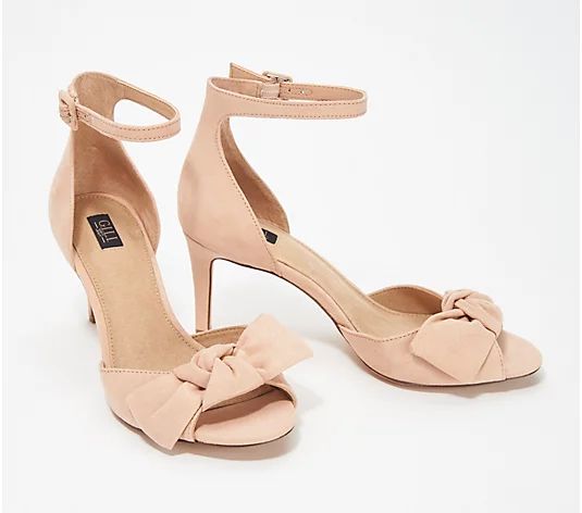 G.I.L.I. Bow Front Sandals - Lucille | QVC