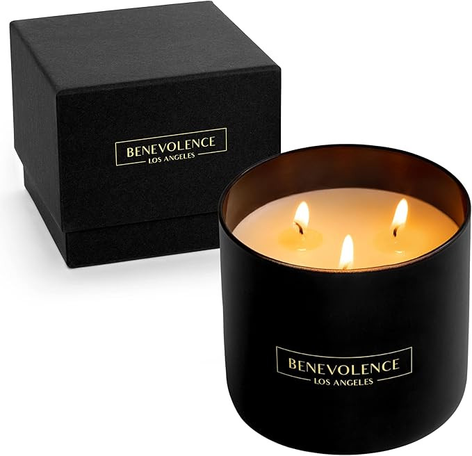 3 Wick Candle, Pine Wood Large Candle, Scented Candles | Candles for Home Scented, Christmas Cand... | Amazon (US)