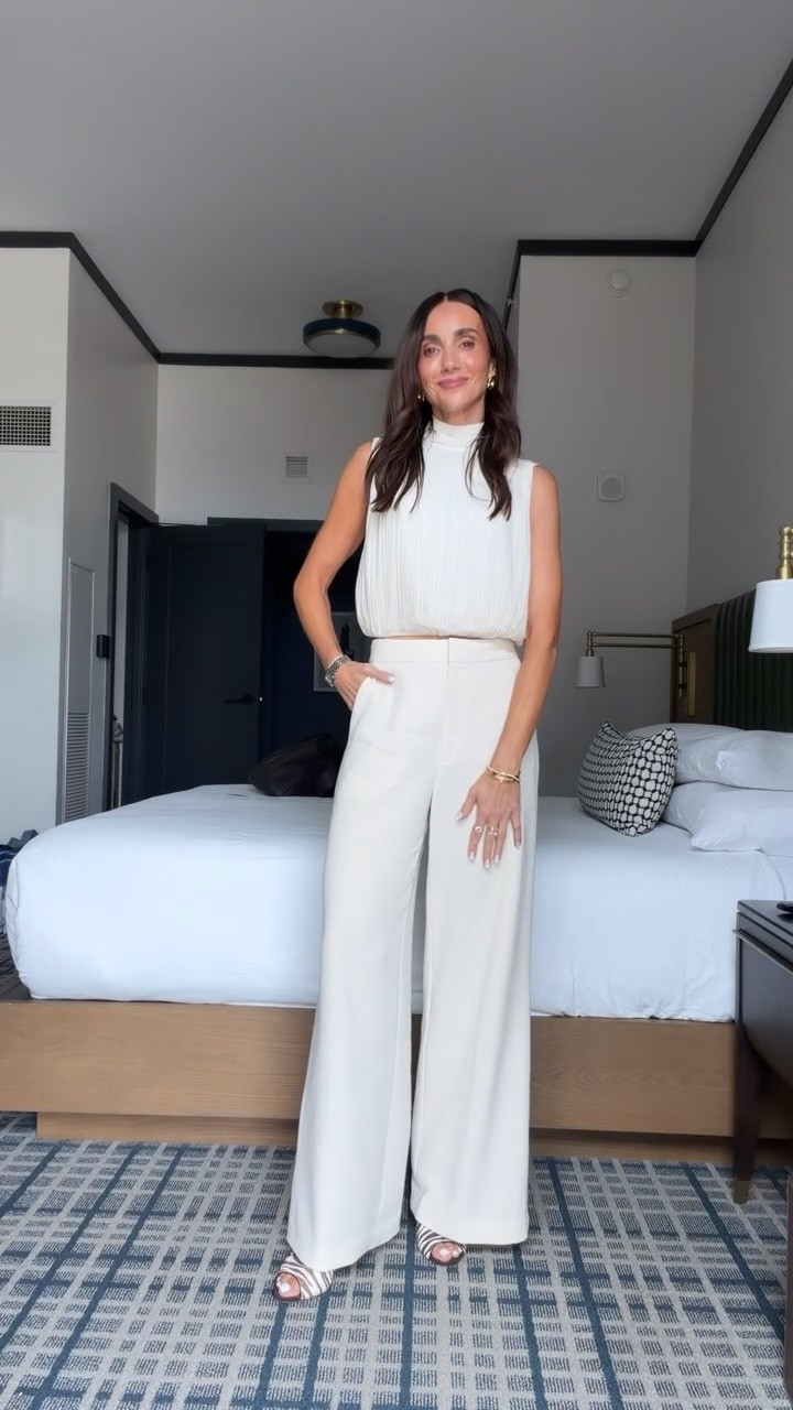 Sizing xs in top and 4 in pants. Shoes are tts. OOTD

#LTKOver40 #LTKootd