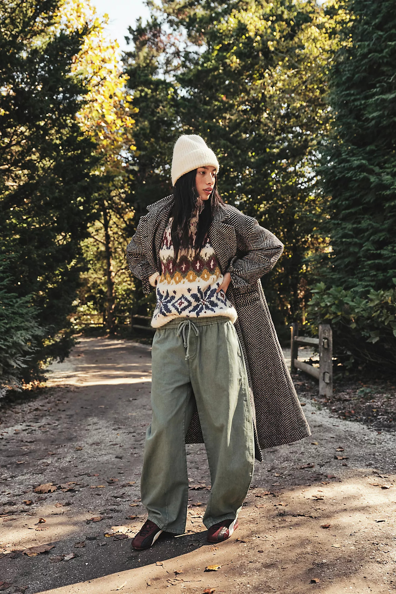 Micah Herringbone Coat | Free People (Global - UK&FR Excluded)