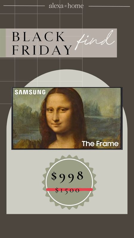 Frame tv , tv on sale , Black Friday deals , Samsung frame tv 

#LTKsalealert #LTKCyberweek #LTKhome