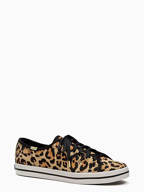 Keds X Kate Spade New York Leopard-Print Sneakers, Tan - 5.5 | Kate Spade (US)