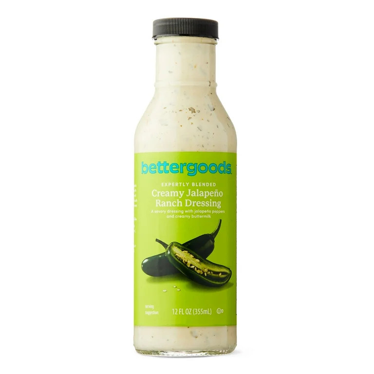 bettergoods Creamy Jalapeno Ranch Dressing, 12 fl oz | Walmart (US)