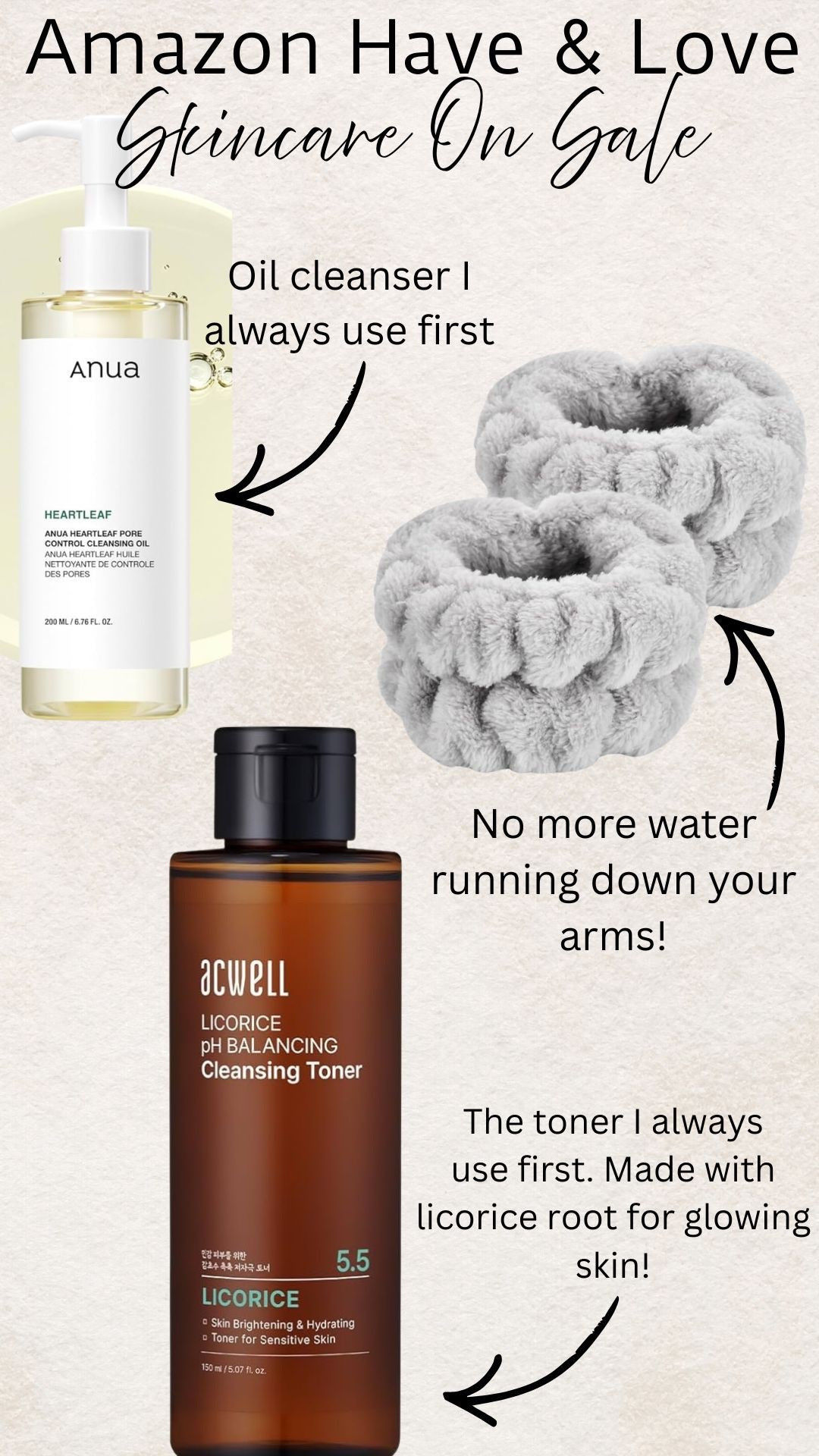 Amazon skincare favorites on sale!

self care, oil cleanser, toner, Amazon Spring Sale, Acwell, Anua

#LTKselfcare #LTKSaleAlert #LTKOver40