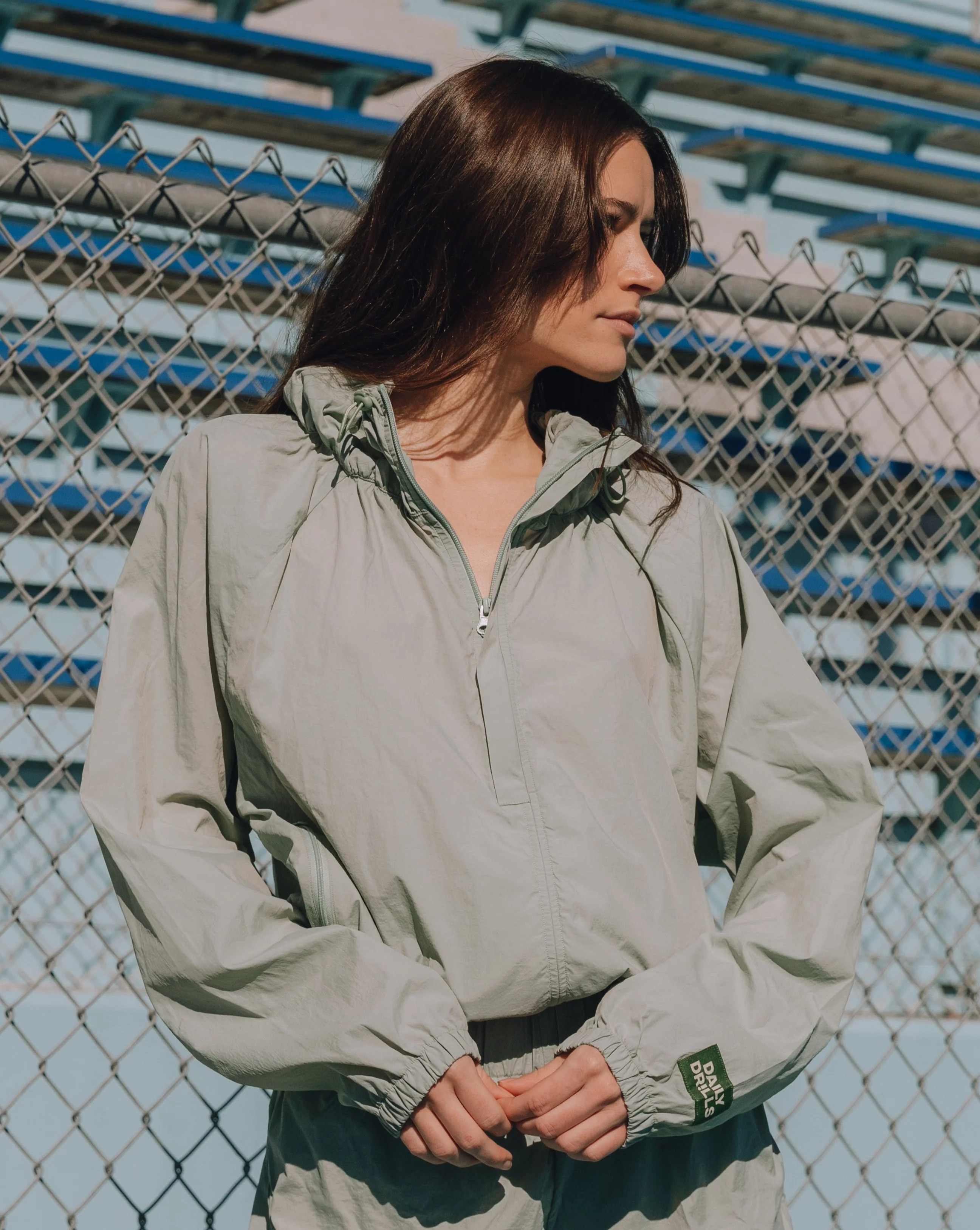 Nylon Zip Jacket | Daily Drills