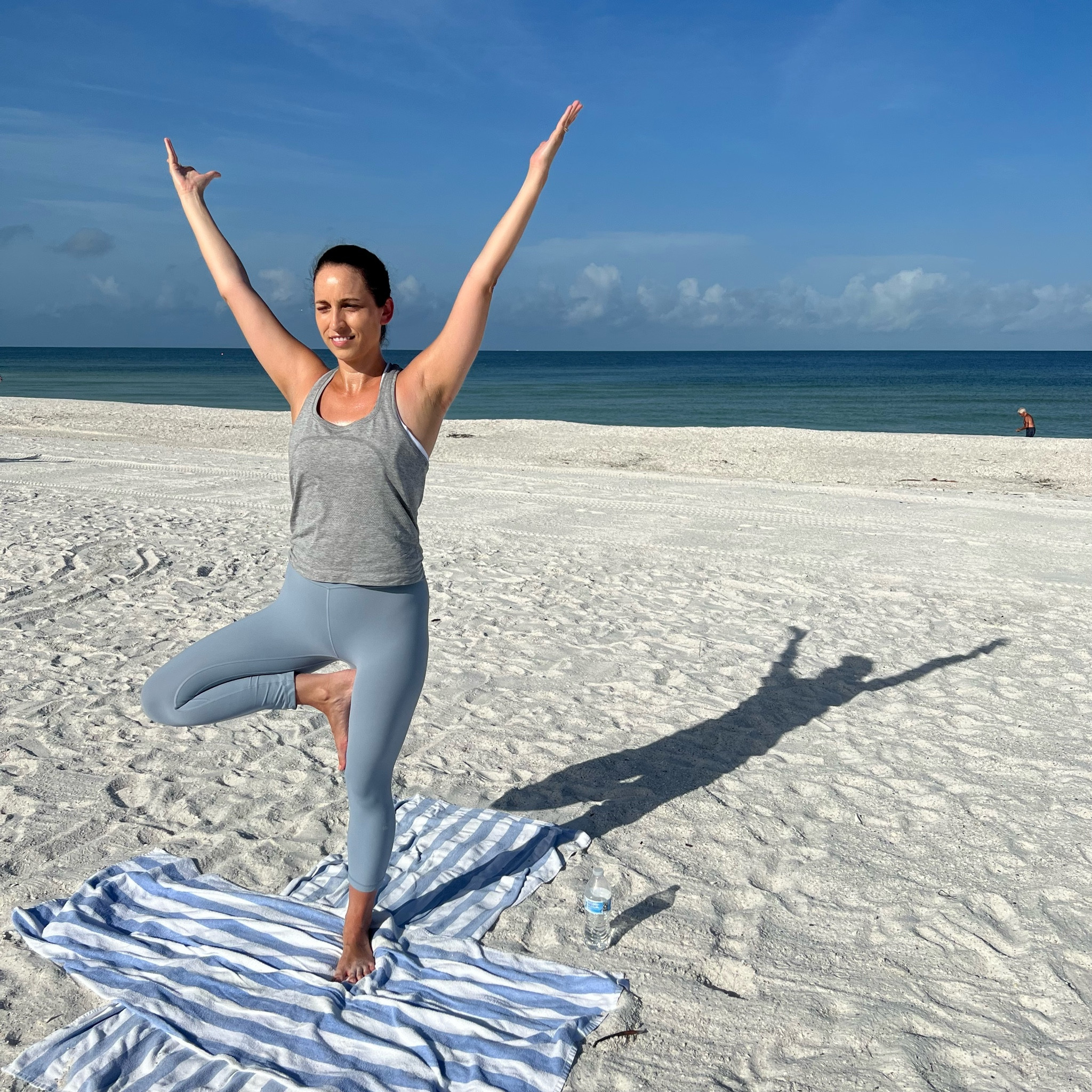 I love Lululemon products so much for workout wear and for athleisure/casual wear too!  Here are some of my favourites.  I am wearing size 6 in the top and pants and size 10 in the bra.

#LTKunder100 #LTKfit #LTKFind