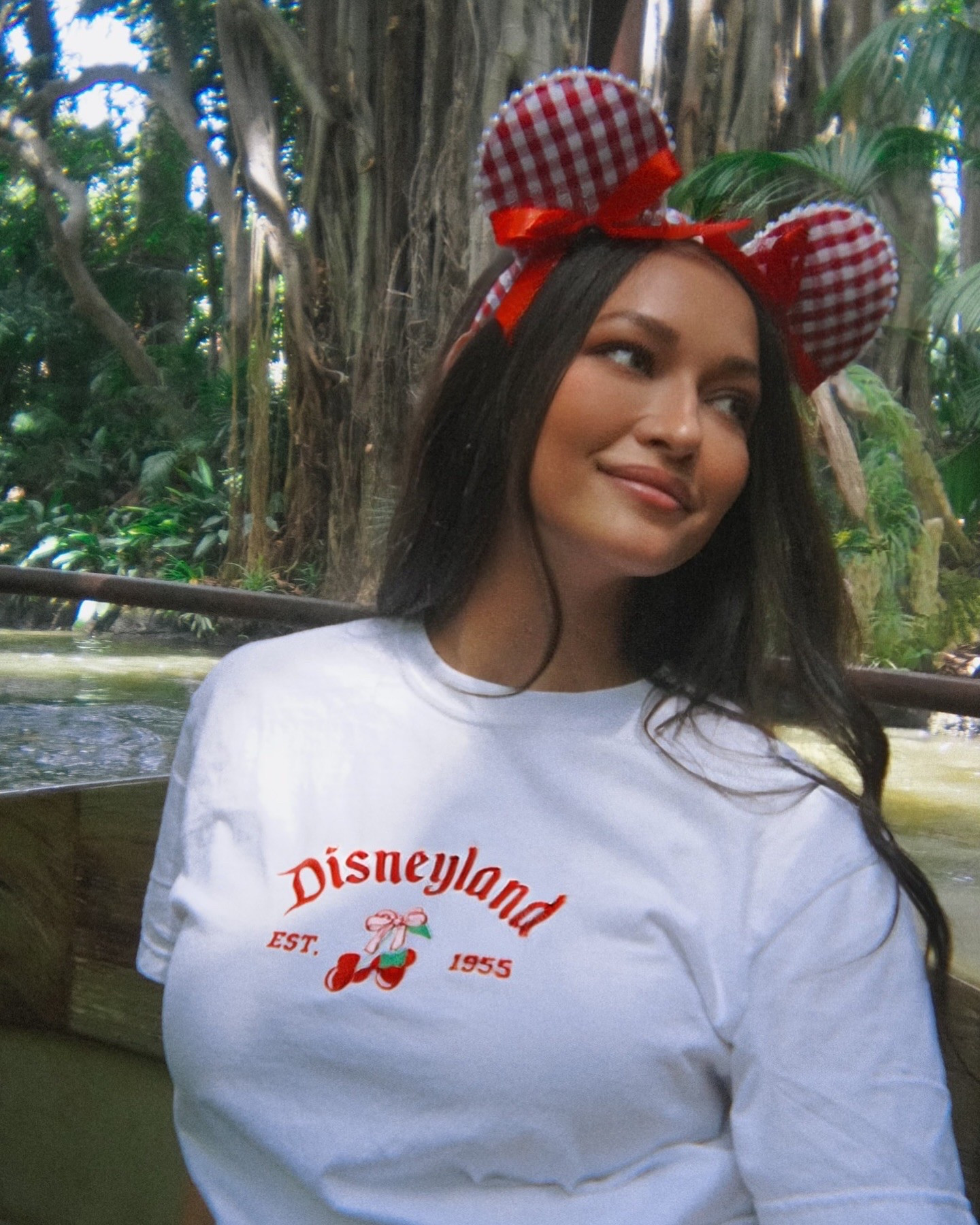 Happiest place on Earth ✨ My full Disney day outfit, including the cutest ears, was inspired by Pinterest finds. Comfy, breathable, and perfect for a long park day from morning to fireworks. Everything is linked so you can recreate the look. 
#LTKTravel #LTKThemePark #LTKSummerStyle  
#DisneyStyle #DisneyOutfit #PinterestInspired #ParkDayLook #MickeyEars  

#LTKFindsUnder50 #LTKFamily #LTKStyleTip