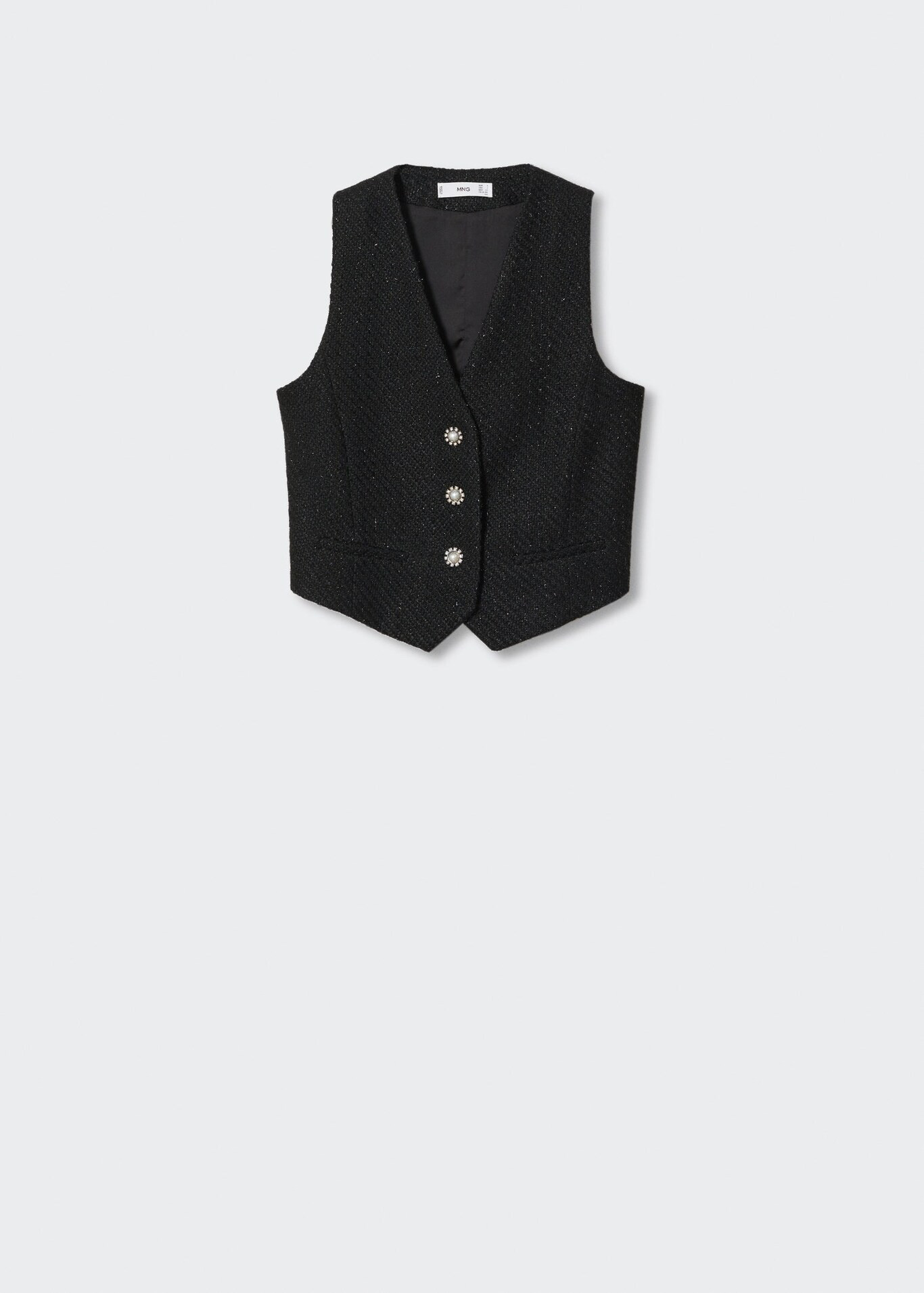 Marbled suit vest -  Women | Mango United Kingdom | MANGO (UK)