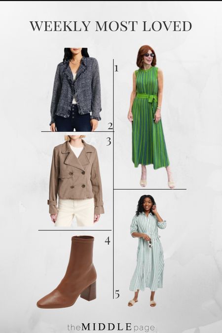 This week's most loved: Embrace spring vibes with gorgeous green dresses and spring jackets ✨️

#LTKSeasonal #LTKover40 #LTKsalealert