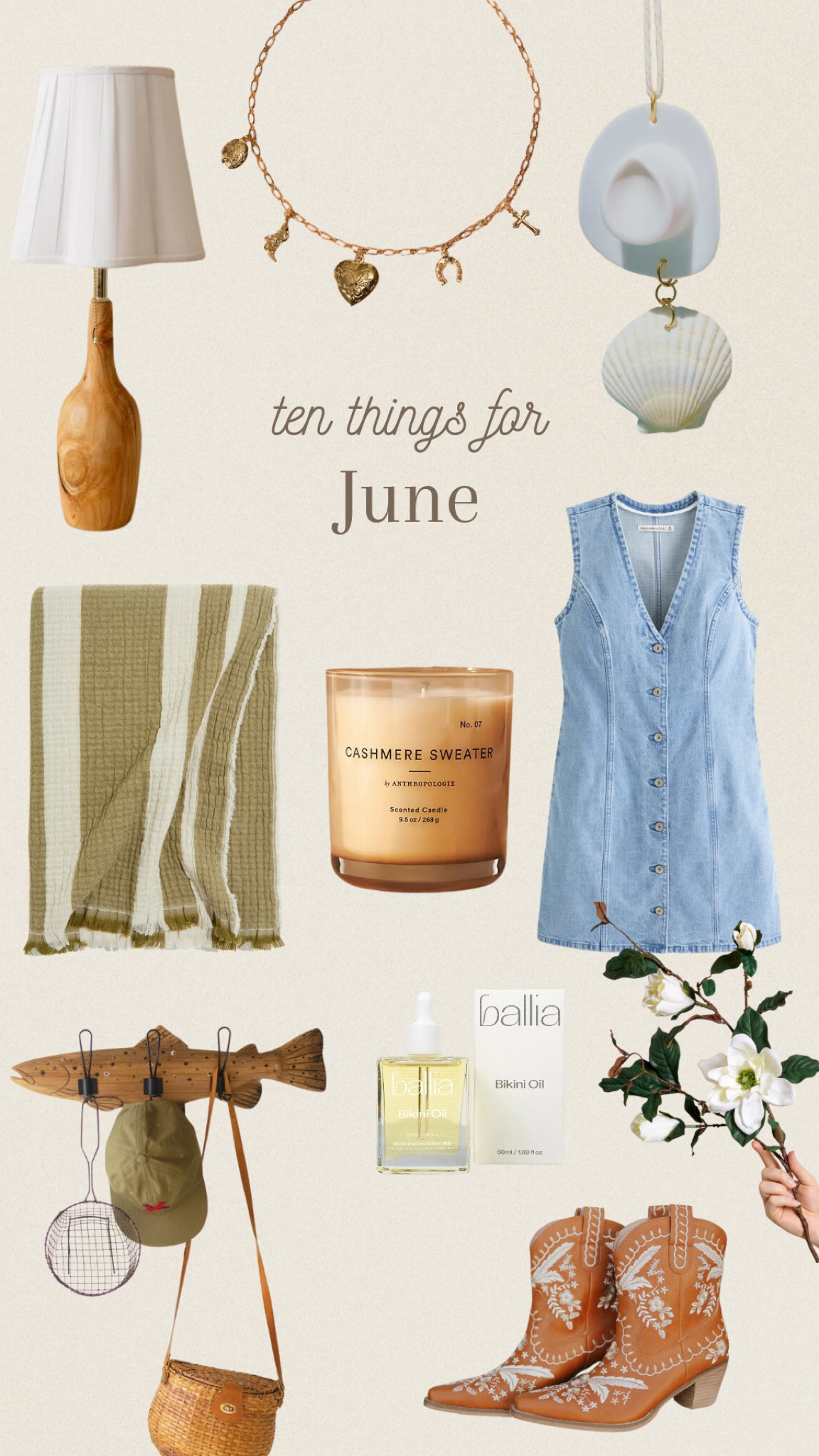 Ten finds for June! 🎣🤍

#LTKFindsUnder50 #LTKSeasonal #LTKHome
