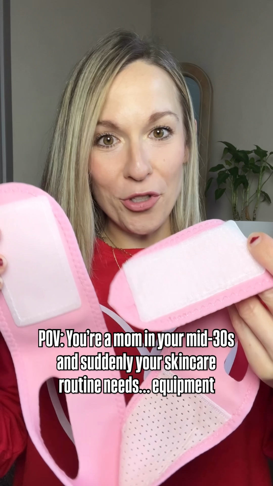 
Nobody prepares you for the moment in your mid-30s when you start analyzing your jawline in the front camera like it personally betrayed you.

One day you’re just washing your face with whatever was in the shower…
Next thing you know you’re ordering devices, serums, and now apparently… a face strap. 😅

But honestly… this chin lifting strap has been the easiest little add to my routine.

It gently wraps under your chin and around your head to help support the jawline and facial contour. Basically a little at-home lift moment while you go about your life.

And the best part?
You can literally wear it while doing normal mom things.
• watching TV after the kids go to bed
• folding laundry
• cleaning the kitchen for the 87th time
• scrolling your phone pretending you're not tired



I’ve just been wearing it about an hour a day and calling it my “mom multitasking face lift.”😂

Because if we’re doing skincare in our mid-30s… it might as well work while we’re doing 47 other things.

Follow for more real-life mom finds, save this for your skincare routine later, and share with the friend who also noticed her jawline changing after kids 😂

#momlifeunfiltered #mid30sbeauty #momhumor #beautyfinds #reallifemom
