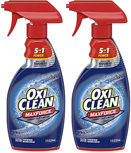 OxiClean Max Force 5 in 1 Power Laundry Stain Remover Spray, 12 oz - 2 PK | Amazon (US)
