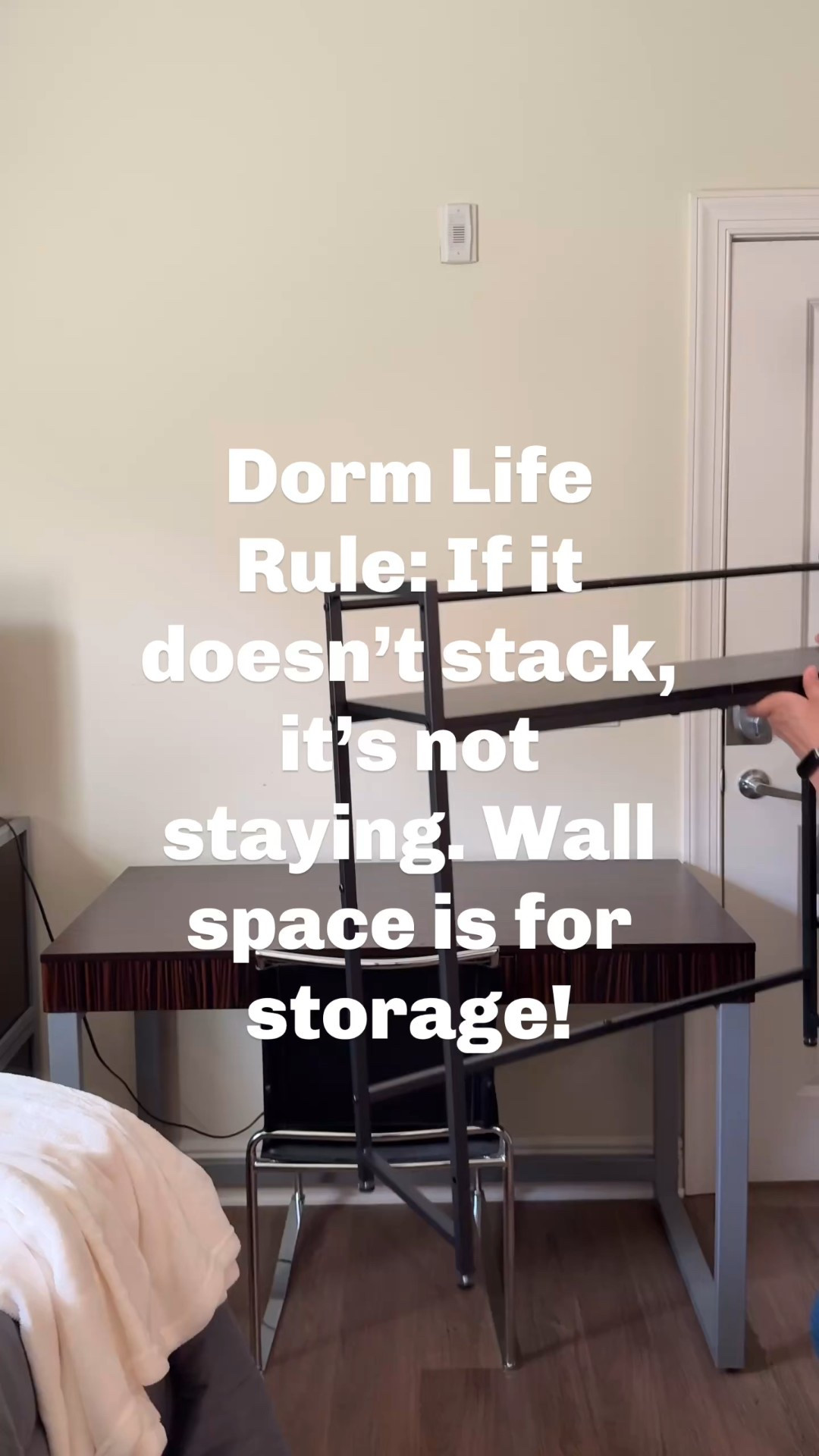Maximize space in any college dorm room or small apartment with this affordable desktop hutch from Amazon. It adds vertical storage to a dorm desk, creating room for books, school supplies, and decor without taking up valuable floor space. Pair it with an S hook to hang a backpack from the back of a desk chair and instantly make a dorm setup more functional and organized. This is one of our favorite dorm room storage ideas for move-in day.

#LTKFamily #LTKU #LTKHome