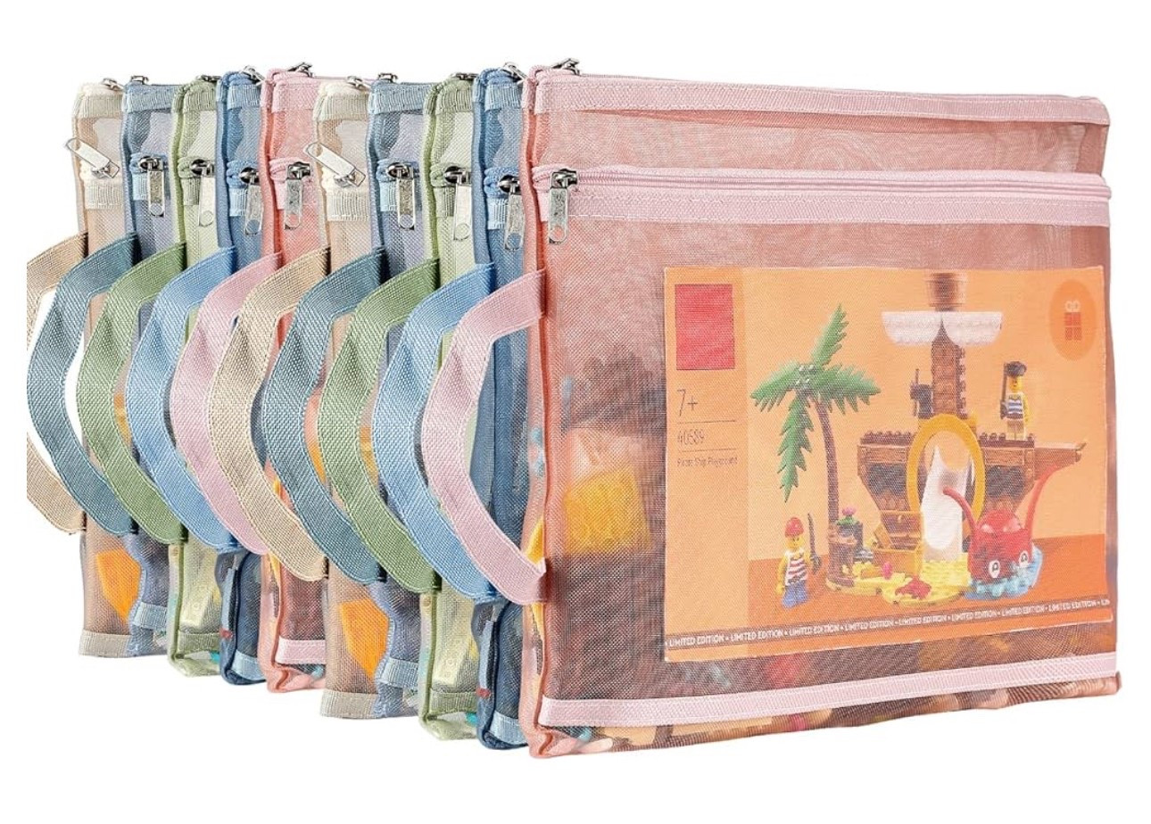 12% off 🎉

10 Pack Colored Mesh Zipper Pouch Bags, Double-Layer Nylon Puzzle Building Block Sets Toy Storage & Organization, Breathable See Through A4 Zipper Pouch with Handle for School Office Games

#LTKSaleAlert #LTKSpringSale