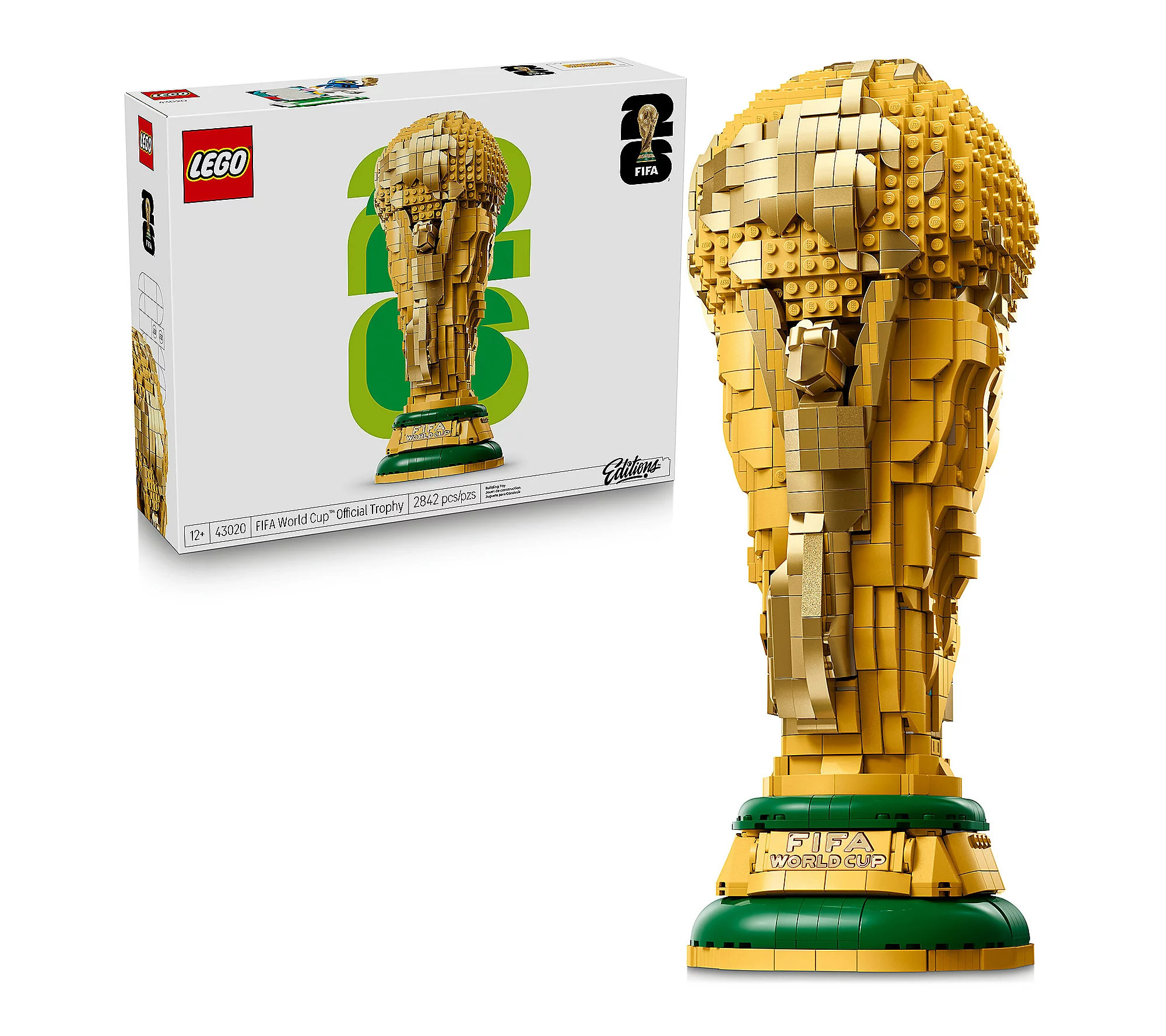 LEGO Editions Football FIFA World Cup Official Trophy 43020 | QVC