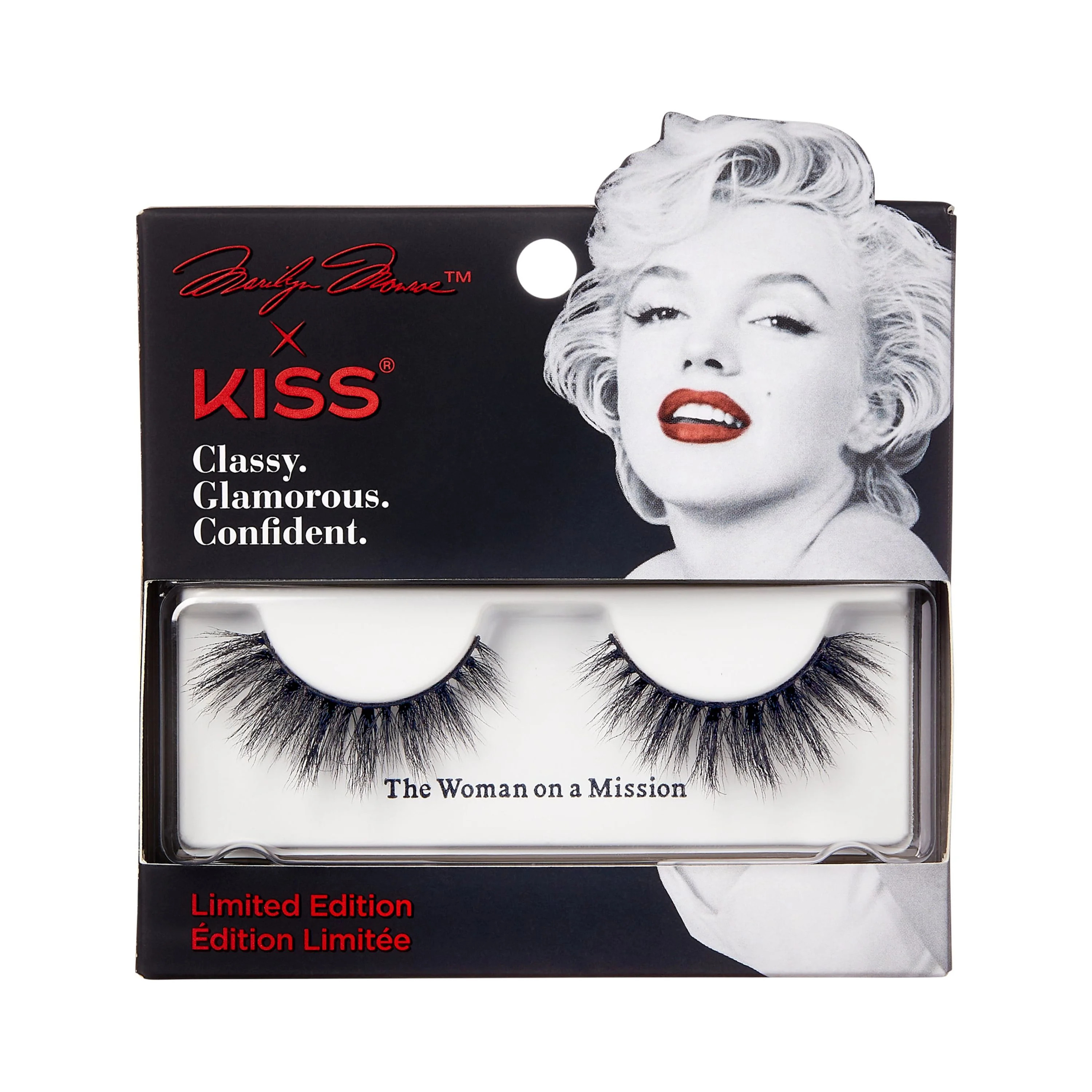 Marilyn Monroe x KISS Limited Edition False Eyelashes, ‘The Woman on a Mission’, 1 Pair | Walmart (US)