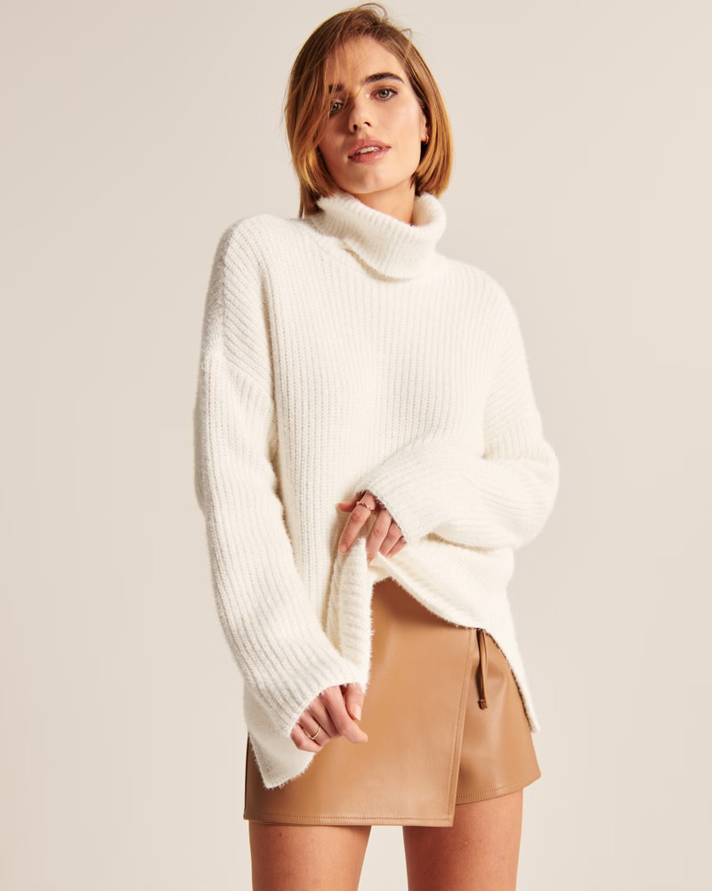 Eyelash Legging-Friendly Turtleneck Sweater | Abercrombie & Fitch (US)
